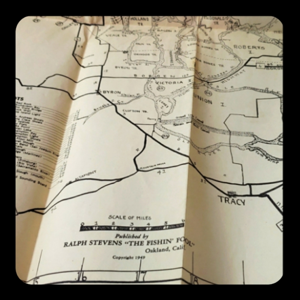 1949 Fishing Map